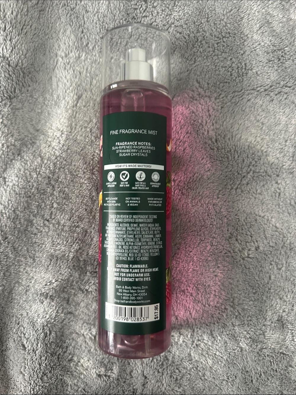 Sun-Ripened Raspberry Fine Fragrance Mist - Picture 2 of 3